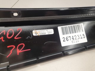 Накладка рамки двери задняя левая, ориг. номер 51357416531, BMW X4 G02 2018-2021