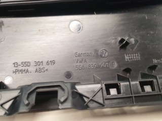 Накладка рамки двери задняя левая, ориг. номер 5G6839901B041, Volkswagen Golf 7 2012-2017