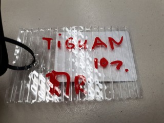 Накладка ручки двери внутренняя, ориг. номер 5N0837198, Volkswagen Tiguan 2011-2019
