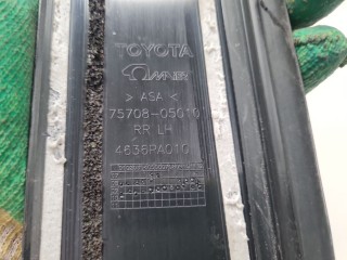 Накладка рамки двери задняя левая, ориг. номер 7570805010, Toyota Avensis T27 2011-2015