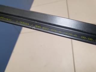 Накладка стекла передней правой двери, ориг. номер 3AA837472A, Volkswagen Passat B7 2011-2015
