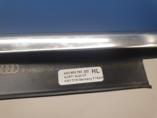 Молдинг стекла задней левой двери, ориг. номер 4G08537632ZZ, Audi A6 S6 C7