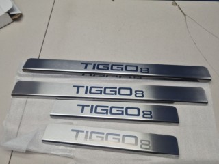 Комплект накладок внутренних порогов, ориг. номер CHERY0503, Chery Tiggo 8 2018-2022