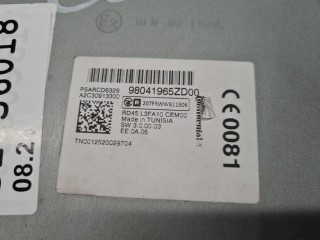 Магнитола CD, ориг. номер 98041965ZD, Citroen C-Elysse 2012-2016
