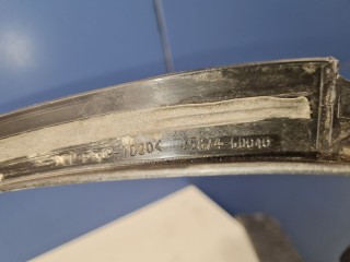 Молдинг кузова левый задний, ориг. номер 7587460040, Toyota Land Cruiser 300