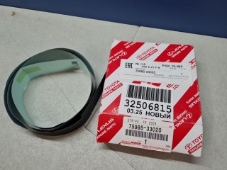 Наклейка верхняя рамки передней правой двери, ориг. номер 7598533020, Toyota Camry XV50 2011-2014