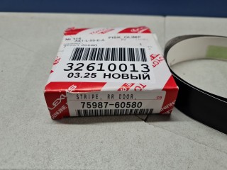 Наклейка рамки двери задняя правая, ориг. номер 7598760580, Toyota Land Cruiser Prado 150 2009-2013