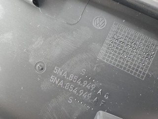 Молдинг двери левый задний, ориг. номер 5NA854949AFRYP, Volkswagen Tiguan 2011-2019