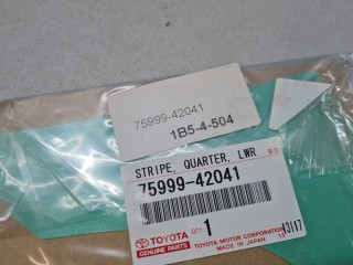 Наклейка гравизащитная заднего крыла левая, ориг. номер 7599942041, Toyota RAV 4 2008-2010
