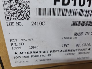 Крыло переднее левое, ориг. номер FD10147AL, Ford Focus 2 2004-2008