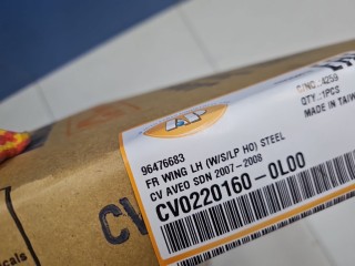 Крыло переднее левое, ориг. номер CV02201600L00, Chevrolet Aveo T250 2006-2012