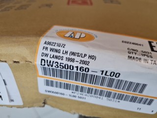 Крыло переднее левое, ориг. номер DW35001601L00, Chevrolet Lanos 2002-2009