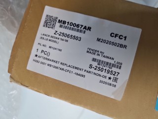 Крыло переднее правое, ориг. номер MB10067AR, Mitsubishi Lancer CS 2003-2010