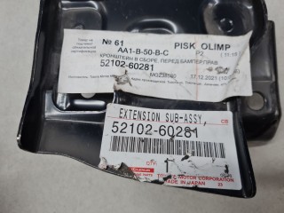 Кронштейн усилителя переднего бампера правый, ориг. номер 5210260281, Toyota Land Cruiser Prado 150 2009-2013