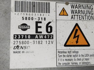 Блок управления двигателем, ориг. номер 2758003182, Nissan Primera 2001-2008