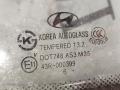 Стекло кузовное боковое левое Hyundai Santa Fe 2006г. - фото №2