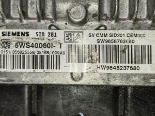 Блок управления двигателем, ориг. номер 9648237680, 9658763980, Peugeot 607 2004-2010