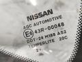 Стекло кузовное боковое правое Nissan Qashqai 2011г. - фото №2