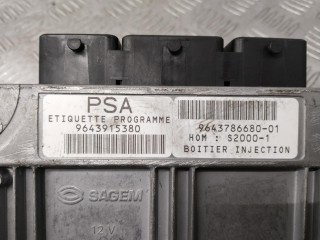 Блок управления двигателем, ориг. номер 9643786680, Citroen C5 2000-2004