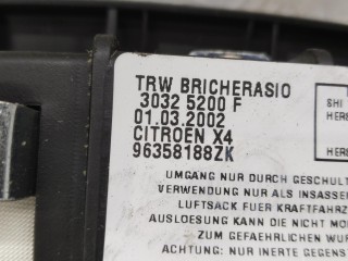 Подушка безопасности боковая (в сиденье), ориг. номер 96358188ZF, Citroen C5 2000-2004