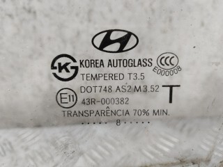 Стекло двери передней левой, Hyundai Santa Fe 2004-2012