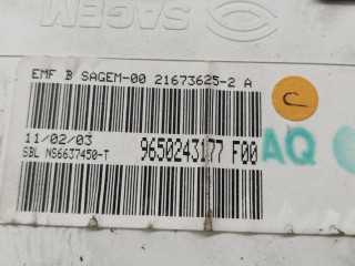 Дисплей, ориг. номер 9650243177, Citroen C5 2000-2004