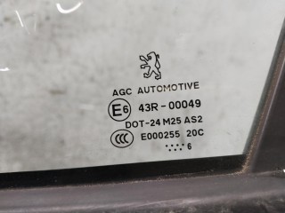Стекло двери передней левой, Peugeot 407 2004-2008