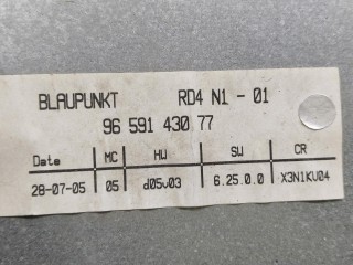Магнитола, ориг. номер 9659143077, Citroen C5 2004-2008