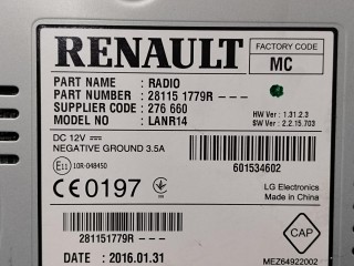 Магнитола, ориг. номер 281151779R, Renault Kadjar 2015-2018