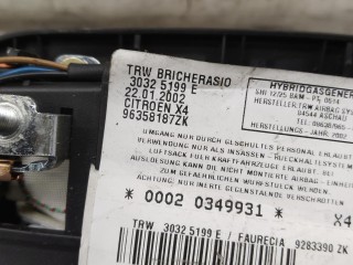 Подушка безопасности боковая (в сиденье), ориг. номер 96358187ZK, Citroen C5 2000-2004