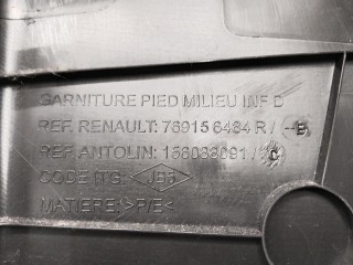 Обшивка стойки центральной правой, ориг. номер 769156484R, Renault Kadjar 2015-2018