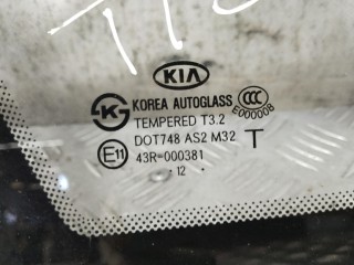 Стекло кузовное боковое левое, Kia Sorento 2012-2021