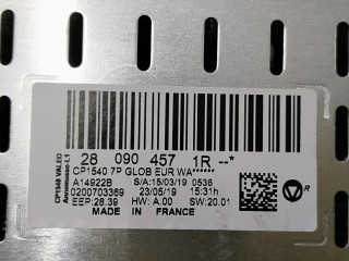 Монитор, ориг. номер 280904571R, Renault Megane 2016-2020