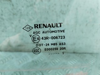Стекло двери задней левой, Renault Scenic 2009-2012