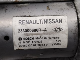 Стартер, ориг. номер 233000686R, Renault Kadjar 2015-2018