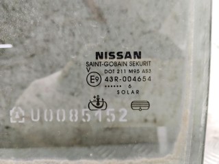 Стекло двери задней левой, Nissan Pathfinder 2004-2010