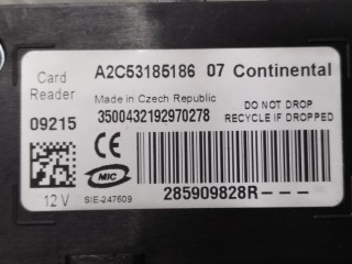 Блок считывания ключ-карты, ориг. номер 285909828R, Renault Grand Scenic 2009-2012