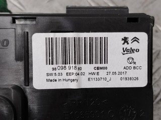 Блок управления печки/климат-контроля, ориг. номер 9809891880, Peugeot 3008 2016-2020