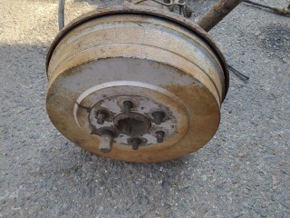 Балка подвески задняя, Nissan Navara 2001-2007