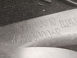 Молдинг стекла лобового, ориг. номер 668630006R, Renault Megane 2008-2014