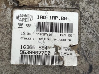 Блок управления двигателем, ориг. номер 9639907780, Peugeot 206 1998-2003