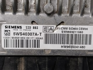 Блок управления двигателем, ориг. номер 9655041480, Citroen C5 2004-2008