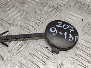 Заглушка (решетка) в бампер задний Peugeot 207 2006-2009, 9680251677