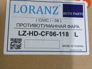Фара Птф, ориг. номер TGFL011R, 33901SNB023, 2172033PA, ST2172033R, Honda Civic 8