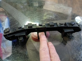 Кронштейн крыла, ориг. номер 71198T2AA01, HD43218AL, P76HD218AL, Honda Accord 9