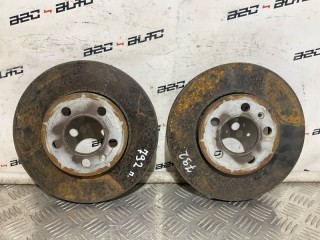 диск тормозной, ориг. номер 6R0615301, Volkswagen Polo 2009-2014