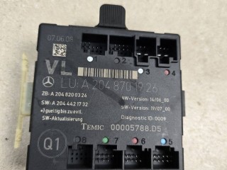 модуль управления двери передней левой, ориг. номер A2048701926, Mercedes-Benz C AMG W204 2007-2011