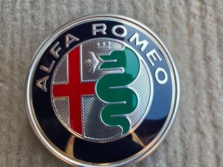 эмблема, ориг. номер 50534924, Alfa Romeo Stelvio 1 поколение [рестайлинг] 2020-2023