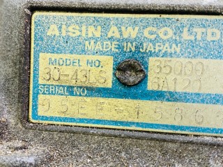 АКПП, ориг. номер 30-43LS, 350006A120, 350106A130, A343F-A02A, 5570, TOYOTA LAND CRUISER PRADO