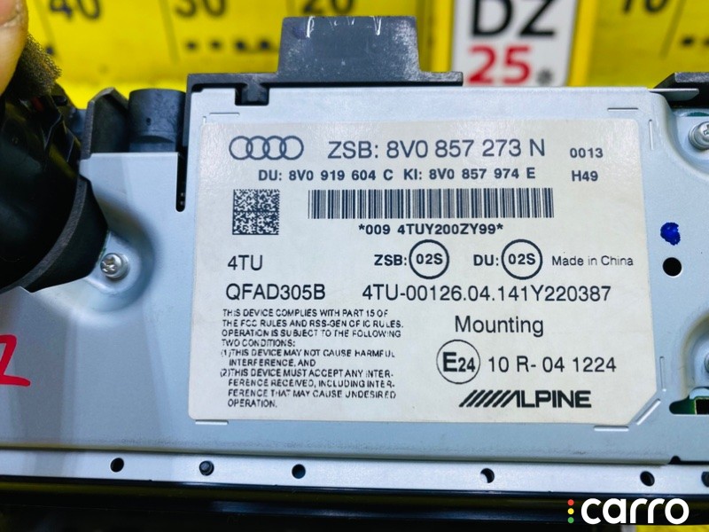 монитор AUDI A3, 8V0857273N, фото 7